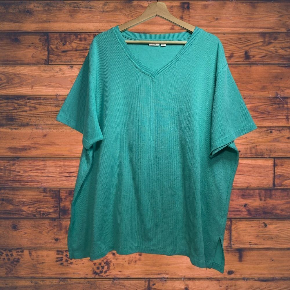 5 for $25🔥Cato Teal Short Sleeve T-Shirt Size 26/28W